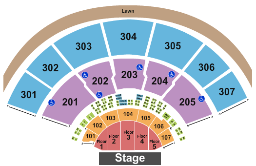 Xfinity Center Kid Rock Seating Chart